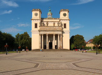 Cathedral in Vac, a small town near Budapest, Hungary