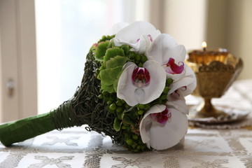Orchid bridal bouquet