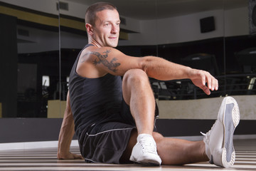 Fototapeta premium Fitness posing
