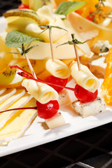plate of cheese