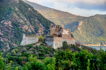 Fototapeta na wymiar Fort de Girolata