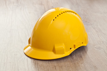 Yellow hard hat