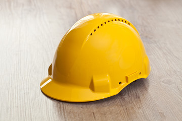 Yellow hard hat