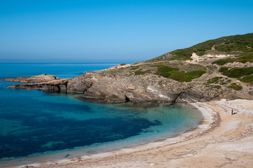 Sardinia, Italy: Argentiera beach