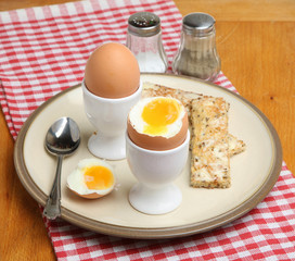 Soft Boiled Eggs with Toast