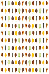 Collage of various ice creams