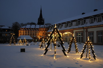 Fototapeta na wymiar Weihnachten in Erbach