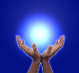 Beautiful Blue Healing Energy