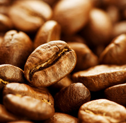 Coffee beans background