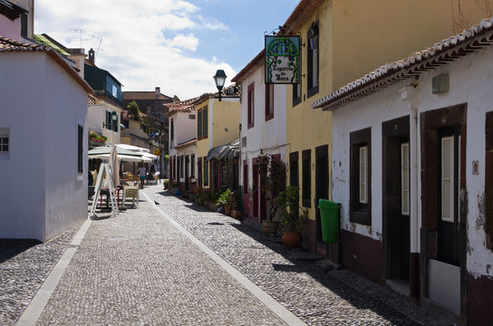 Funchal Old Town street