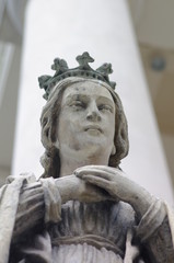Maryja rzeźba średniowiecze - obrazy, fototapety, plakaty