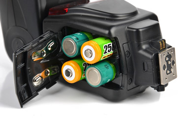 Flash lamp and battery