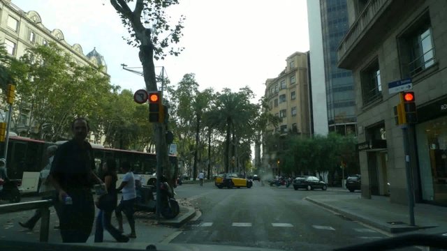 Time lapse en calle de Barcelona