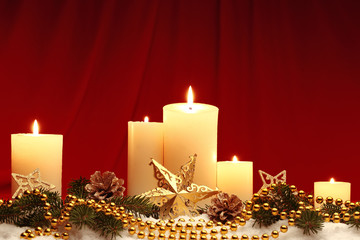 Christmas candles