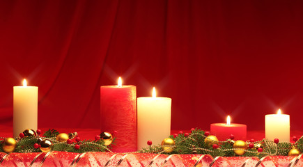 Christmas candles