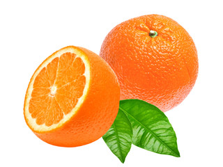 orange isolated on white background