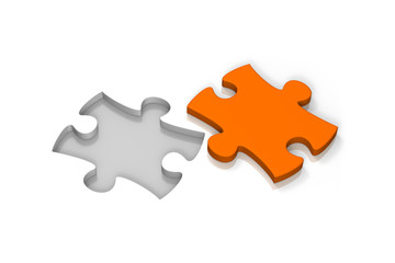 Fototapeta premium Puzzleteil