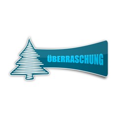 Fototapeta premium sticker weihnachtsbaum überraschung 1