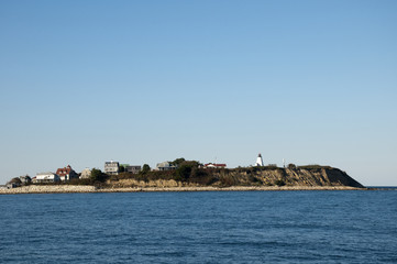 Fototapeta na wymiar Latarnia morska z Cape Cod w stanie Massachusetts, USA