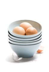 Eggs in a bowl