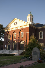 Fototapeta na wymiar Kościół w Plymouth w stanie Massachusetts, USA