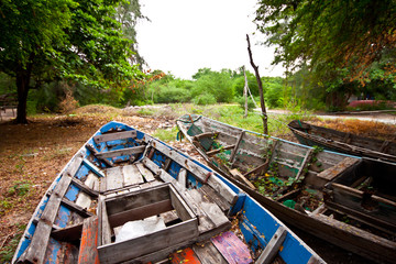 Fototapeta na wymiar Old fishing boat