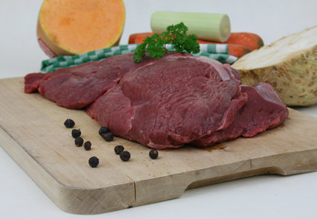 Hirschbratenstück
