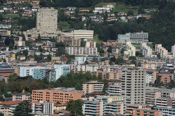 Fototapeta na wymiar Miasto Lugano