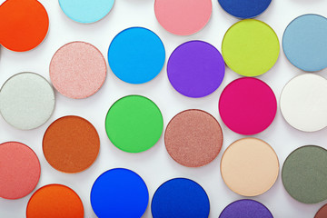 Colorful bright eye shadow