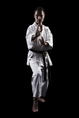 Karate, Kata, vor schwarz 01 - 35488128