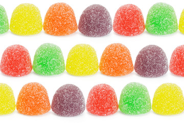 Multicolor soft jelly candies