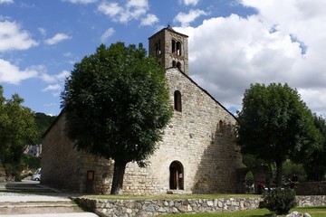 Fototapeta na wymiar Klemens z Taull - romański kościół-Hiszpania