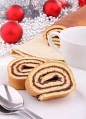 roulé au chocolat