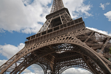 Paris - Eiffel tower and the sky