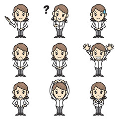 女性　パンツスタイル