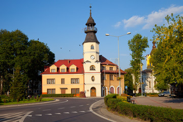 City Hall in Tomaszow Lubelski, Poland.