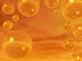 orange bubbles