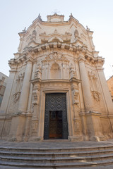 Lecce (Puglia, Italy): Baroque church, facade