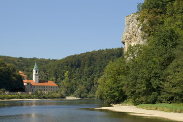 Fototapeta na wymiar Weltenburg na Dunaju