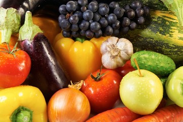 Vegetables and fruit