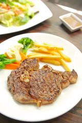 Juicy steak