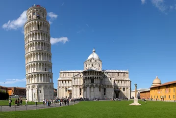 Wall murals Leaning tower of Pisa Der schiefe Turm von Pisa