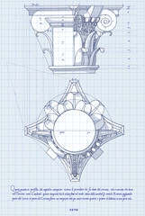 Blueprint - chapiter- hand draw sketch composite order