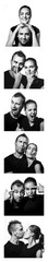 black and white photo booth