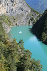 Gorges de l'Ebron vues du Pont de Brion