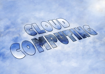 Fototapeta premium Cloud Computing
