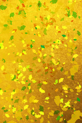 金屏風とイチョウのイメージ