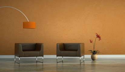 Wohndesign - Sesse orange