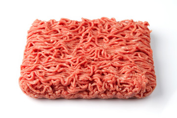 Fresh raw minced beef meat