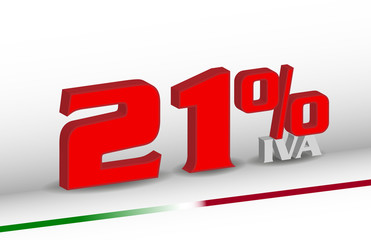 Background Ipercentuale increase in VAT